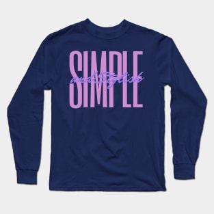 simple and stylish Long Sleeve T-Shirt